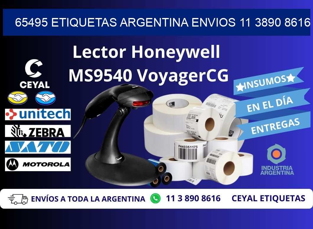 65495 ETIQUETAS ARGENTINA ENVIOS 11 3890 8616