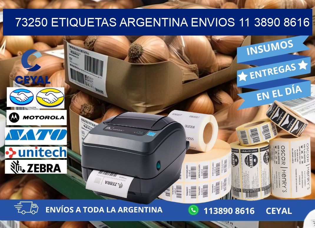 73250 ETIQUETAS ARGENTINA ENVIOS 11 3890 8616