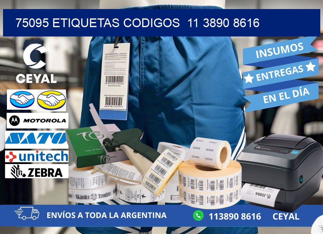 75095 ETIQUETAS CODIGOS  11 3890 8616