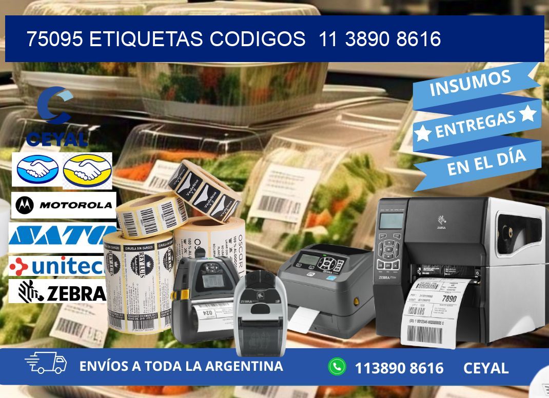 75095 ETIQUETAS CODIGOS  11 3890 8616