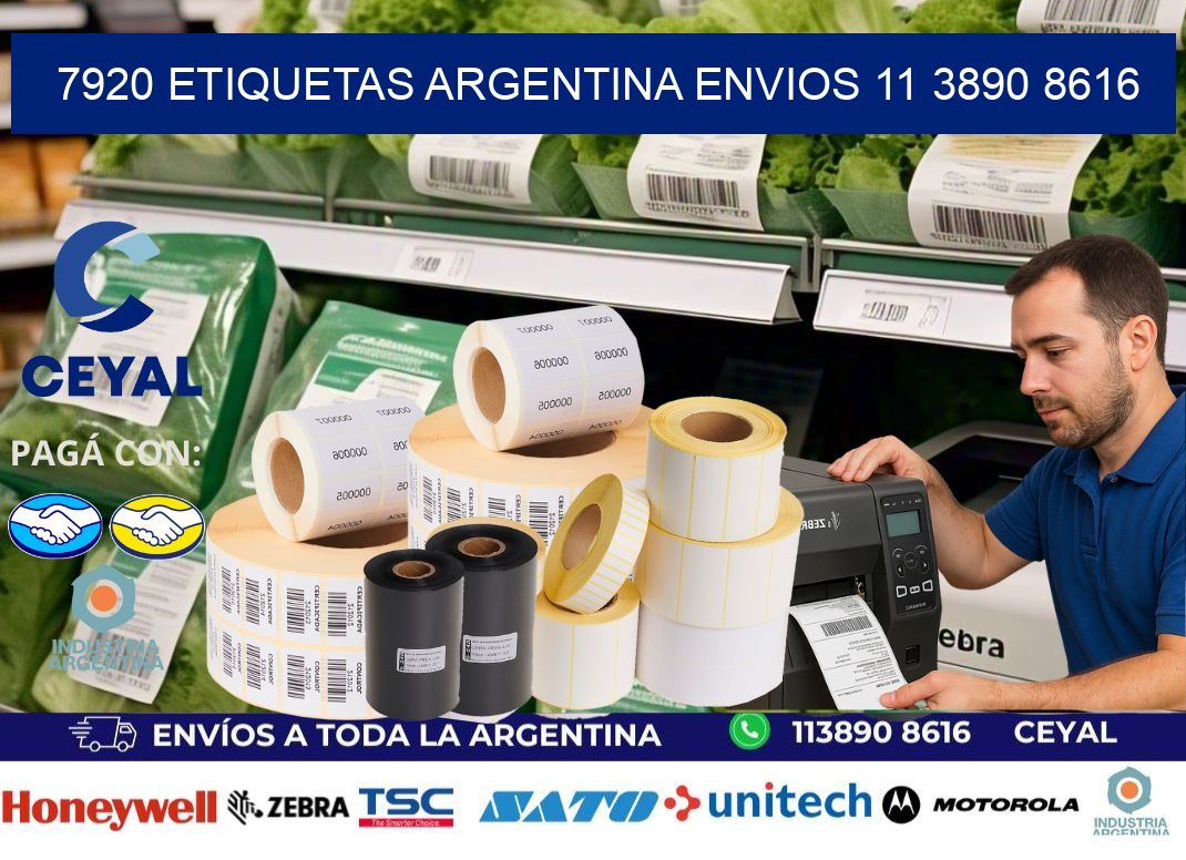 7920 ETIQUETAS ARGENTINA ENVIOS 11 3890 8616