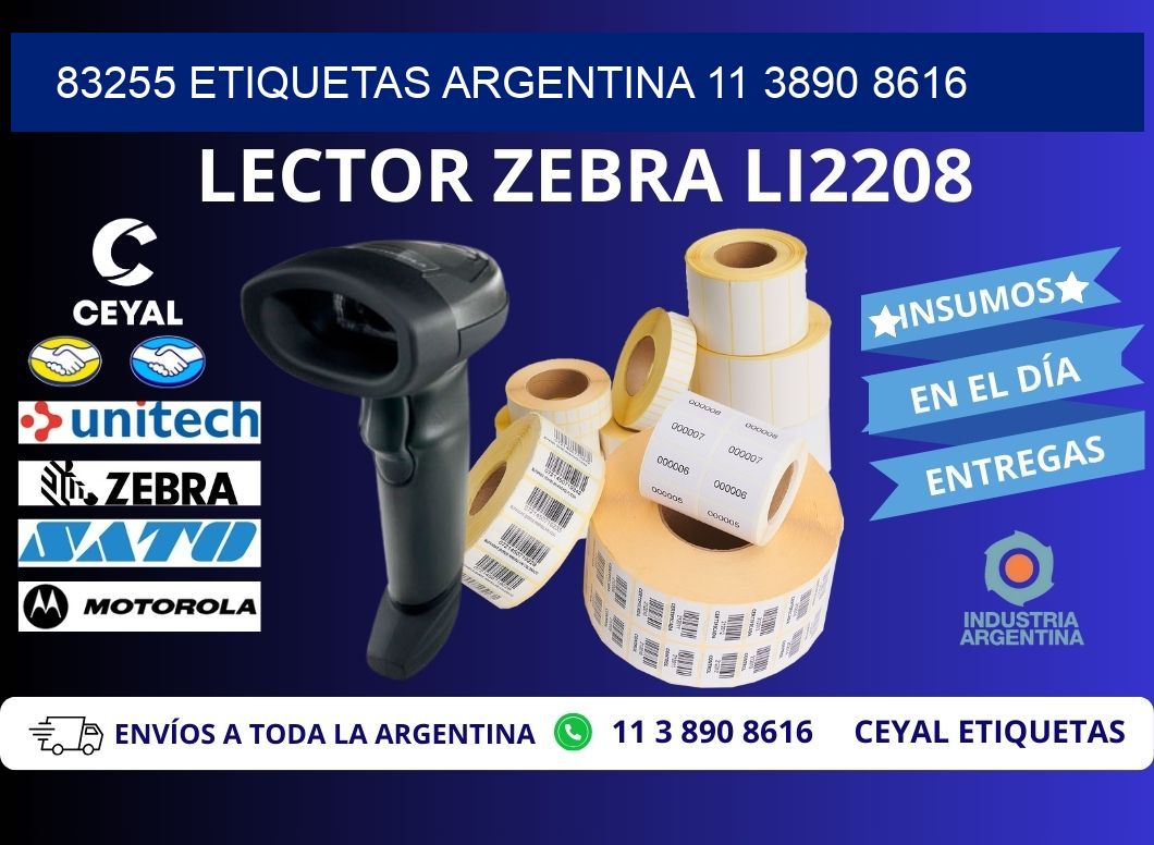 83255 ETIQUETAS ARGENTINA 11 3890 8616