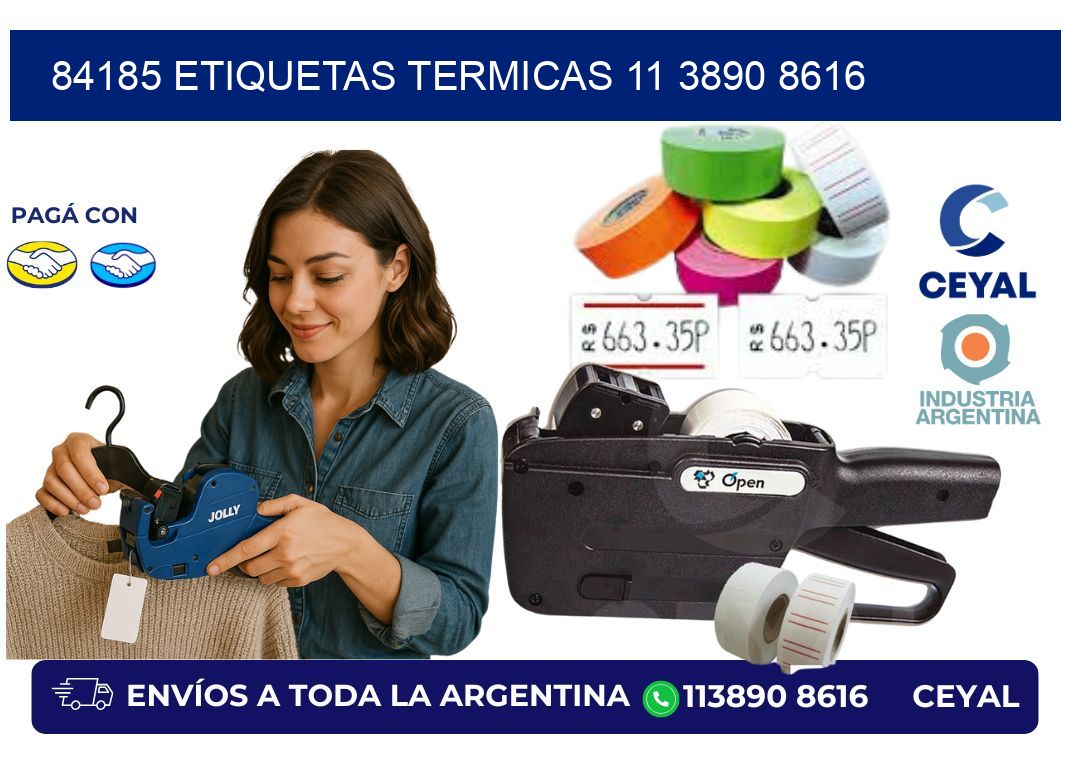 84185 ETIQUETAS TERMICAS 11 3890 8616