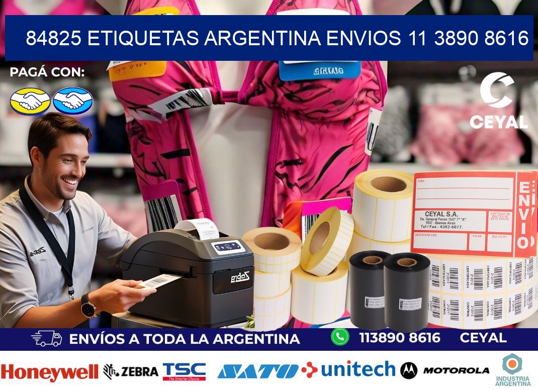 84825 ETIQUETAS ARGENTINA ENVIOS 11 3890 8616