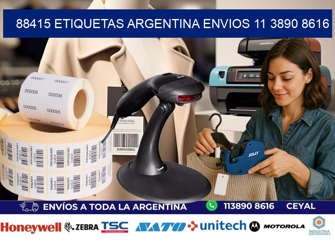 88415 ETIQUETAS ARGENTINA ENVIOS 11 3890 8616