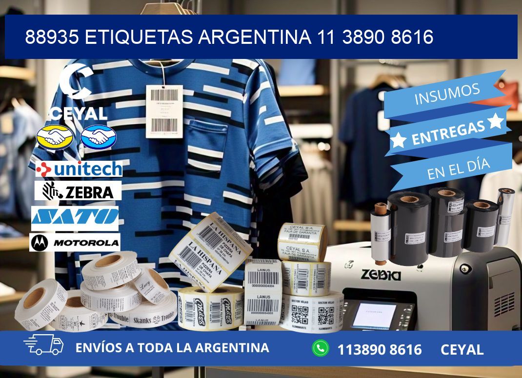 88935 ETIQUETAS ARGENTINA 11 3890 8616
