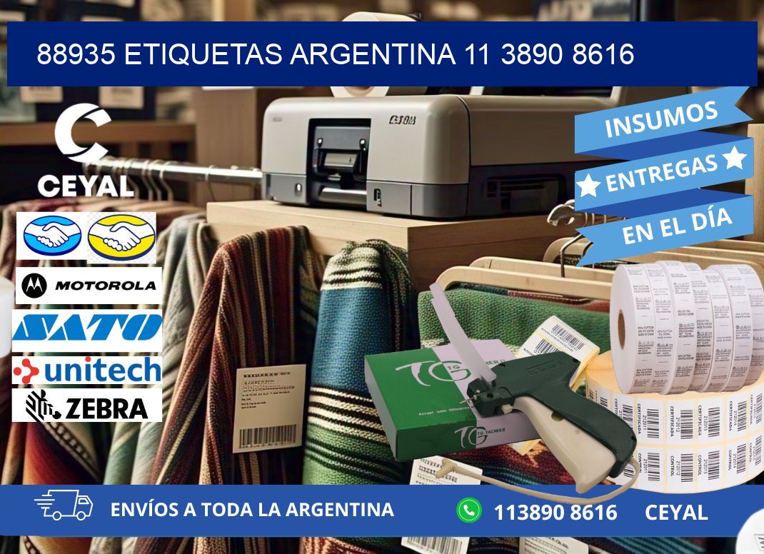 88935 ETIQUETAS ARGENTINA 11 3890 8616