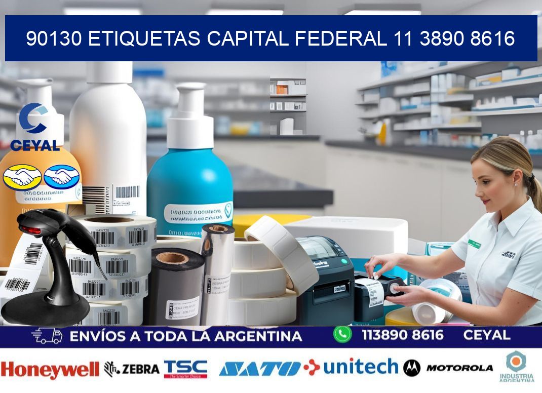 90130 ETIQUETAS CAPITAL FEDERAL 11 3890 8616