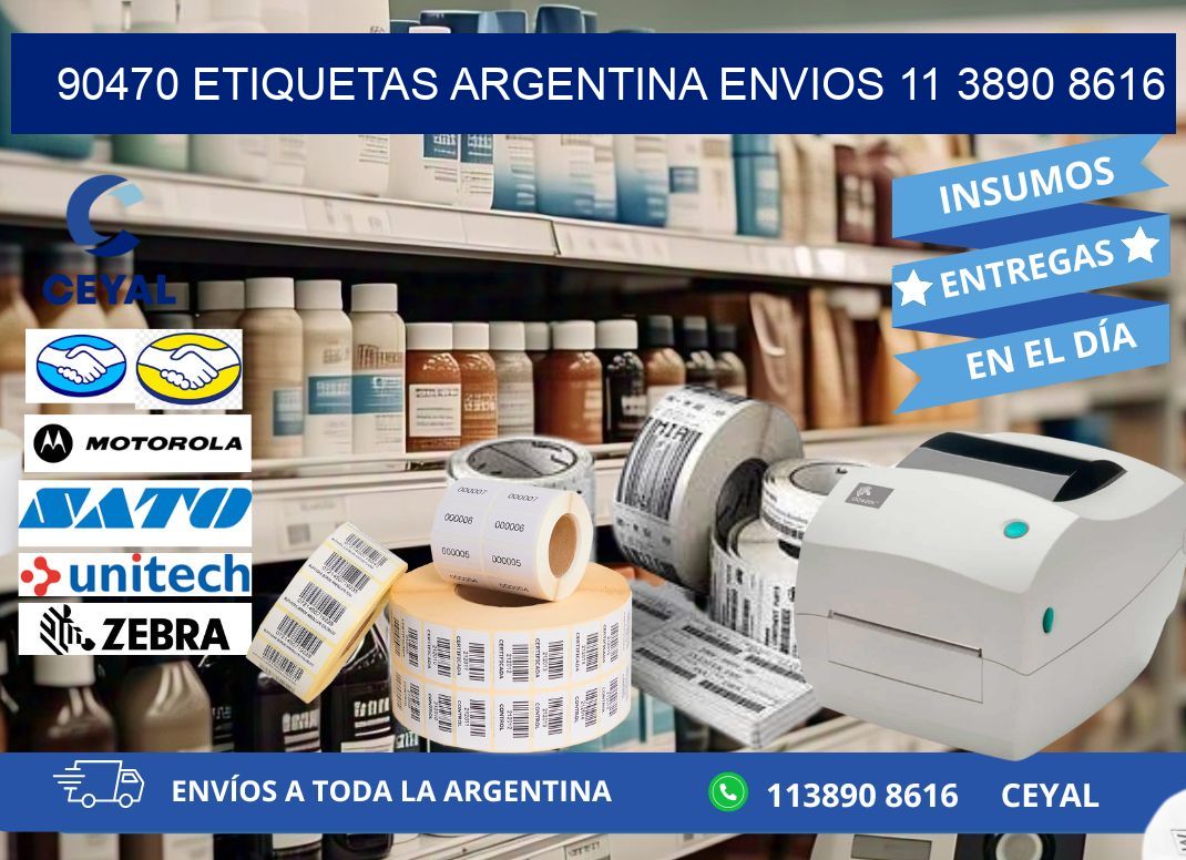 90470 ETIQUETAS ARGENTINA ENVIOS 11 3890 8616