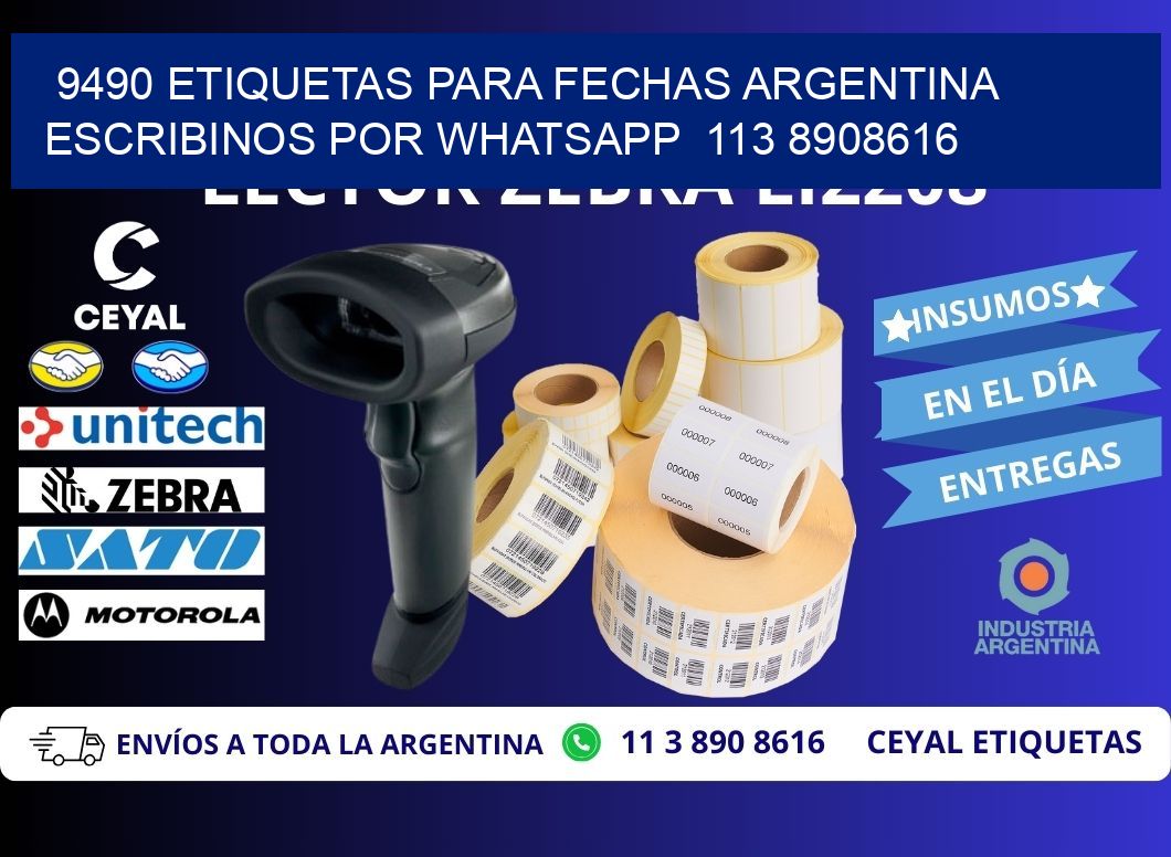 9490 ETIQUETAS PARA FECHAS ARGENTINA ESCRIBINOS POR WHATSAPP  113 8908616