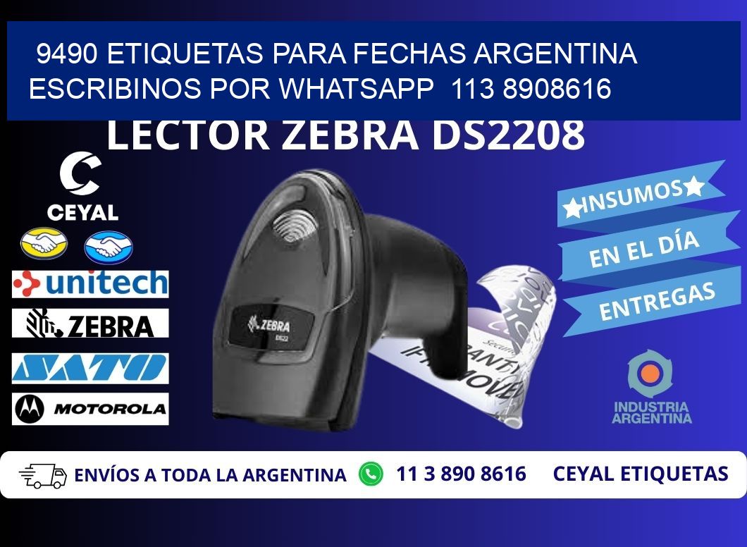 9490 ETIQUETAS PARA FECHAS ARGENTINA ESCRIBINOS POR WHATSAPP  113 8908616