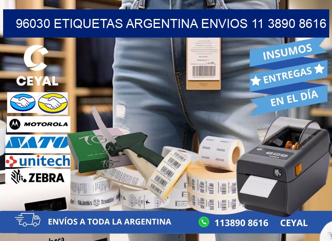 96030 ETIQUETAS ARGENTINA ENVIOS 11 3890 8616
