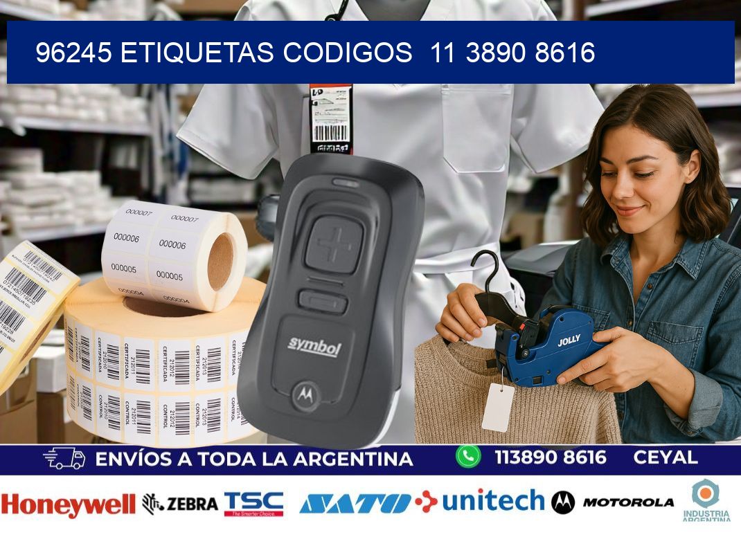 96245 ETIQUETAS CODIGOS  11 3890 8616
