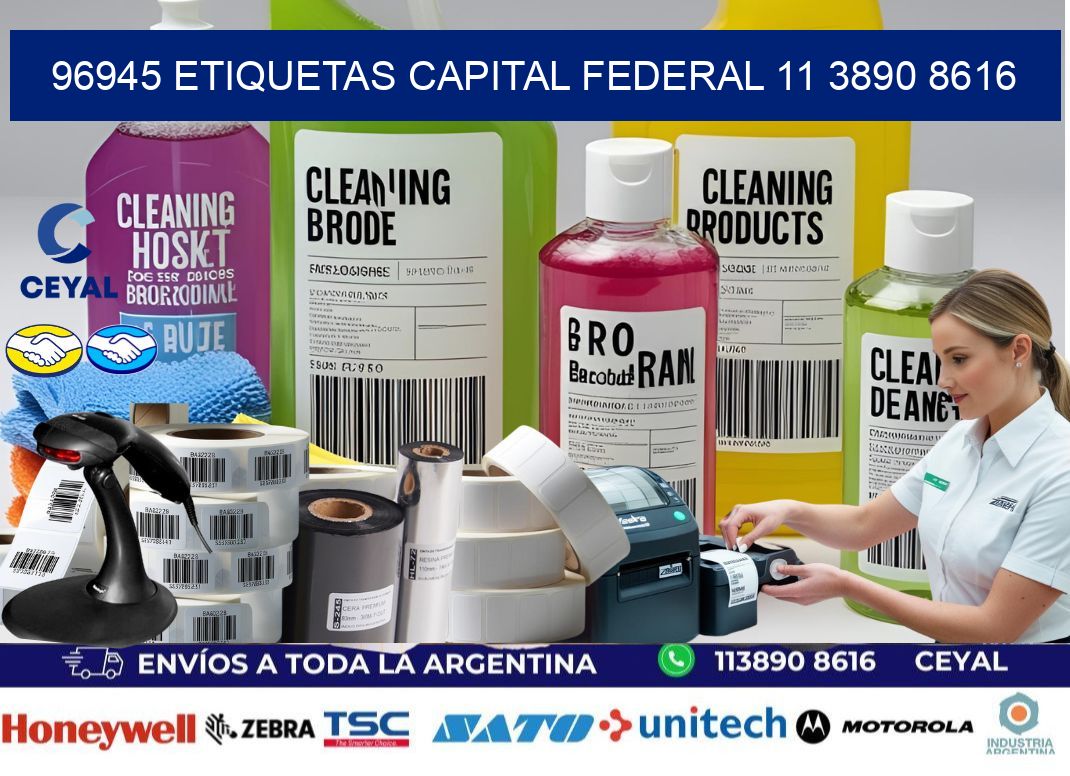 96945 ETIQUETAS CAPITAL FEDERAL 11 3890 8616