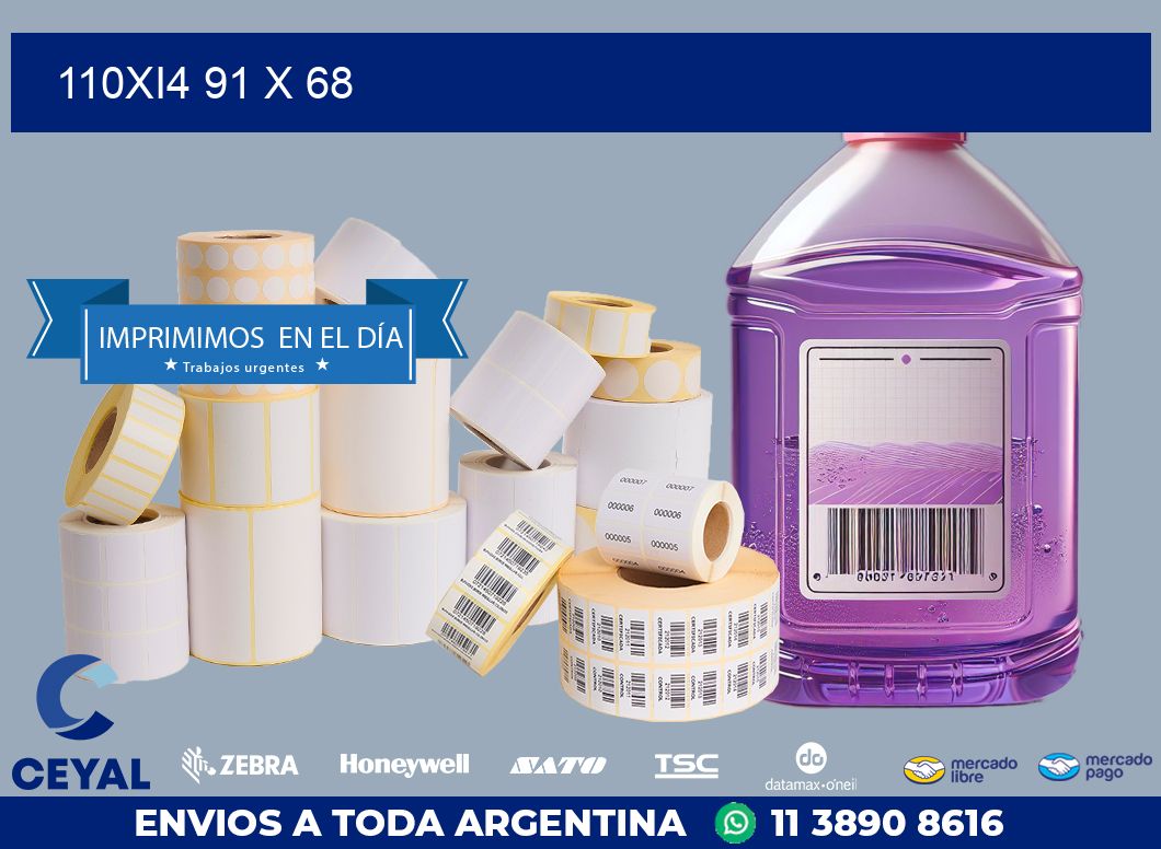 110Xi4 91 x 68