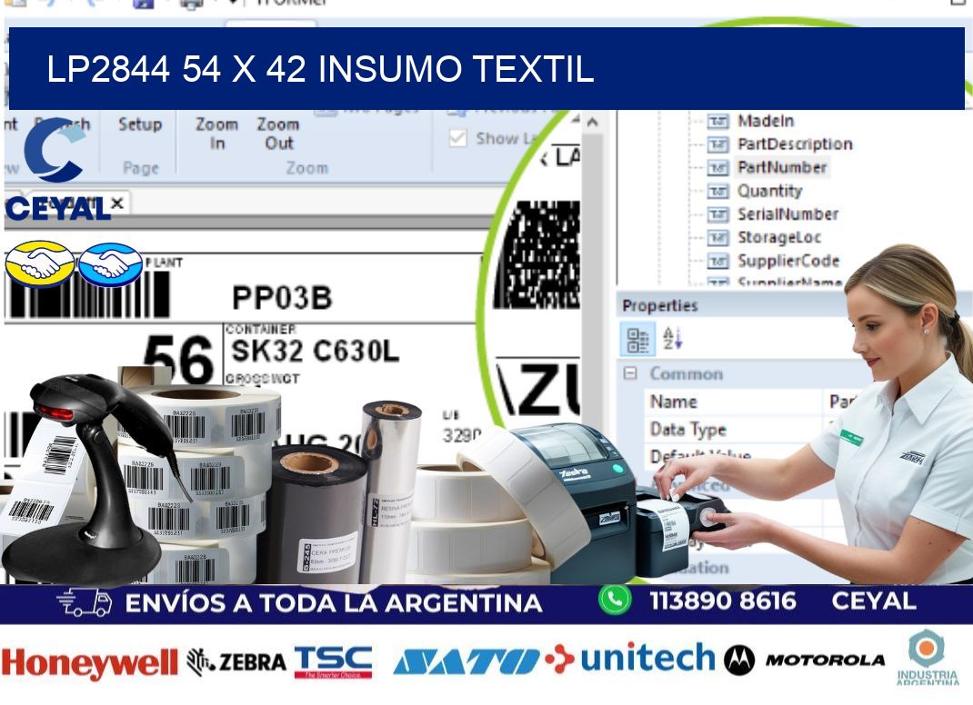 LP2844 54 x 42 INSUMO TEXTIL