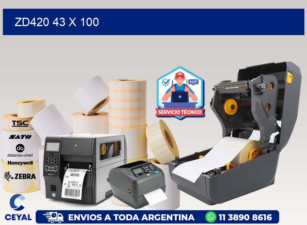 ZD420 43 x 100