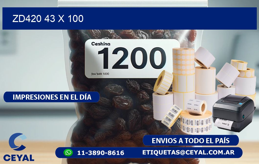 ZD420 43 x 100
