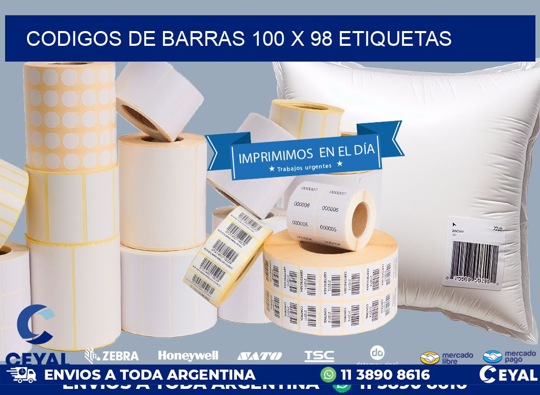 codigos de barras 100 x 98 etiquetas