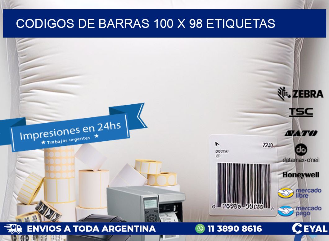 codigos de barras 100 x 98 etiquetas