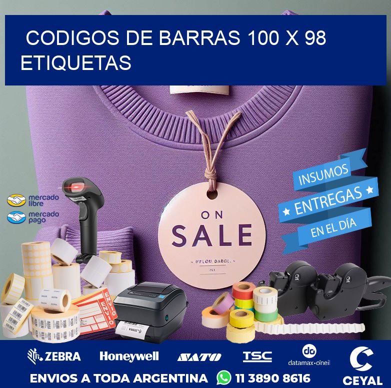 codigos de barras 100 x 98 etiquetas