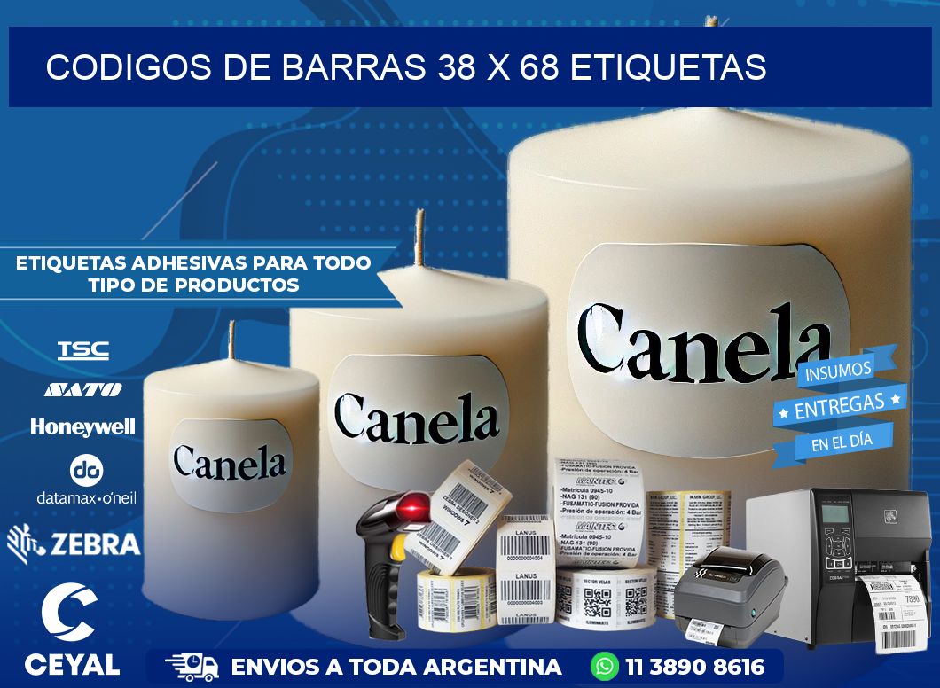 codigos de barras 38 x 68 etiquetas