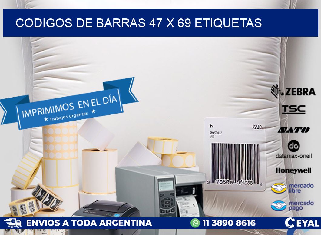 codigos de barras 47 x 69 etiquetas