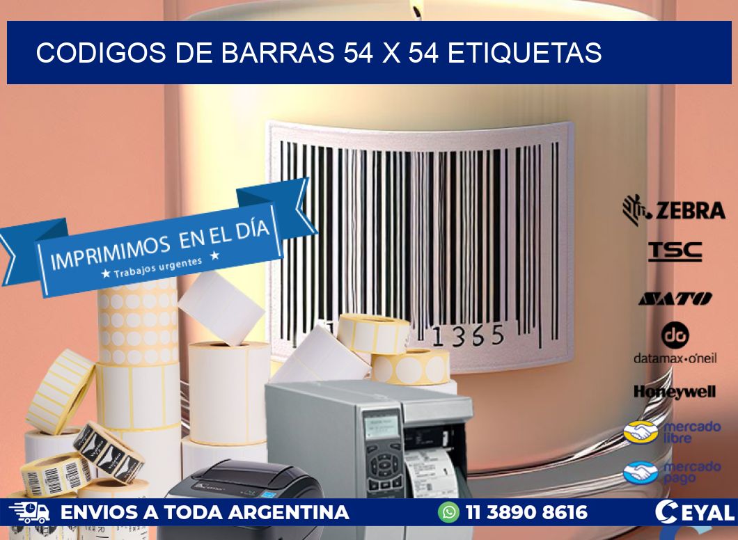 codigos de barras 54 x 54 etiquetas