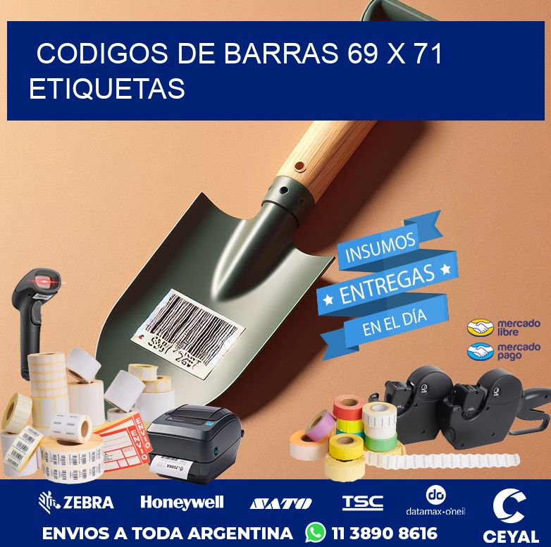 codigos de barras 69 x 71 etiquetas