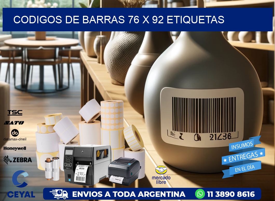 codigos de barras 76 x 92 etiquetas