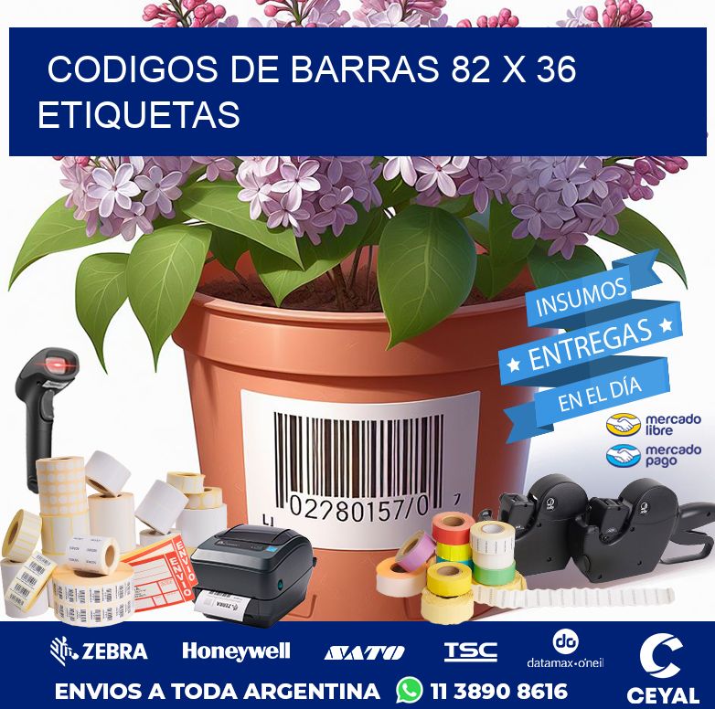 codigos de barras 82 x 36 etiquetas
