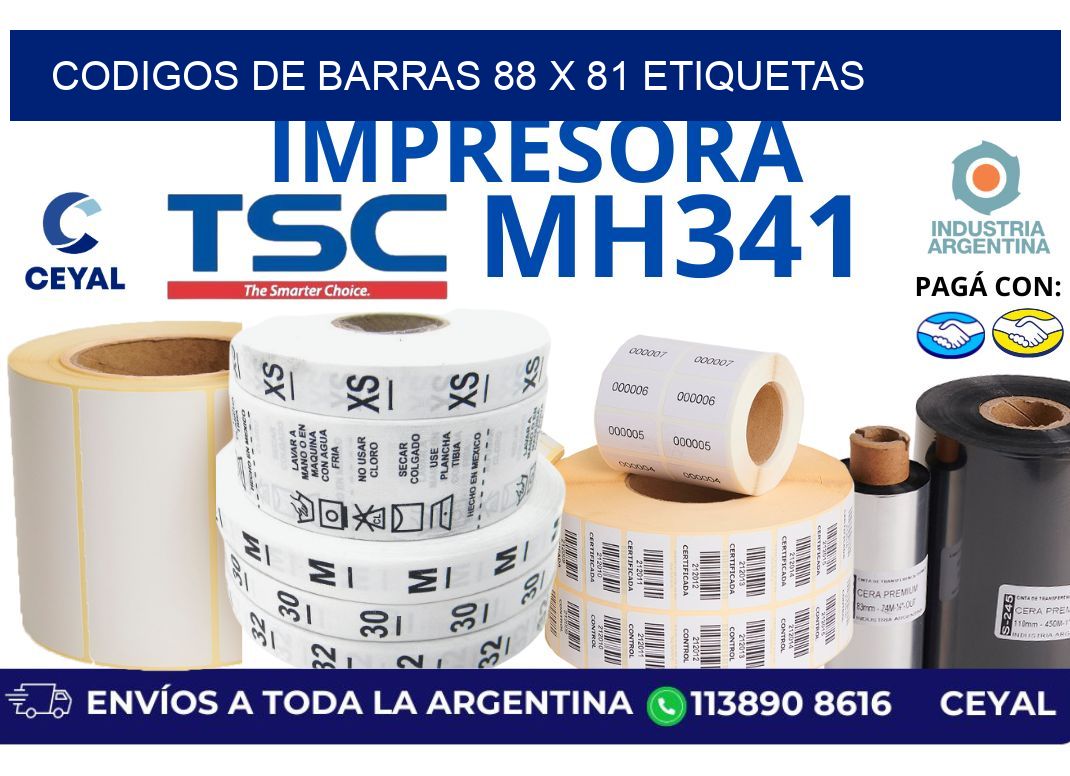 codigos de barras 88 x 81 etiquetas