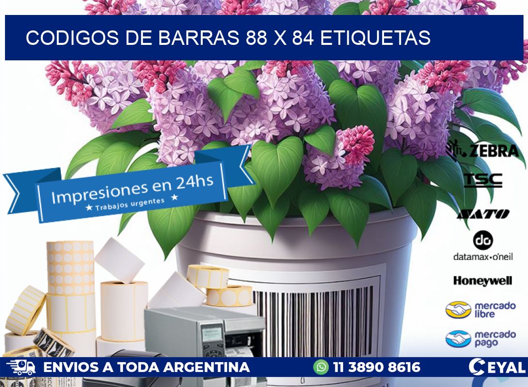 codigos de barras 88 x 84 etiquetas