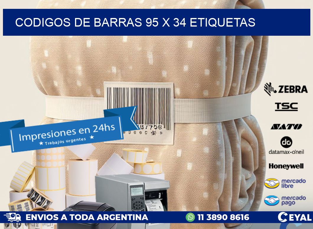 codigos de barras 95 x 34 etiquetas