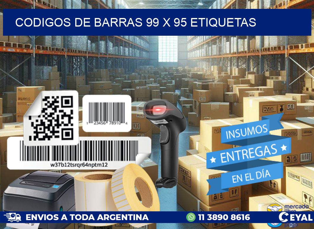 codigos de barras 99 x 95 etiquetas