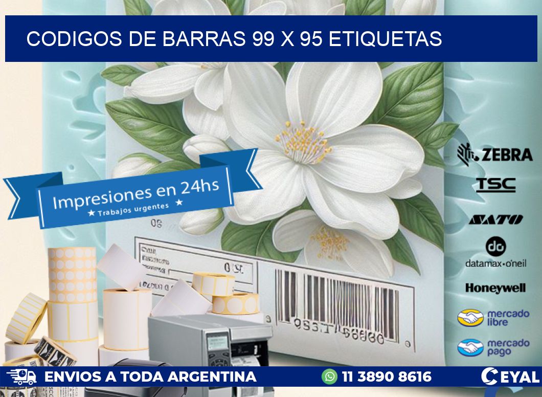 codigos de barras 99 x 95 etiquetas