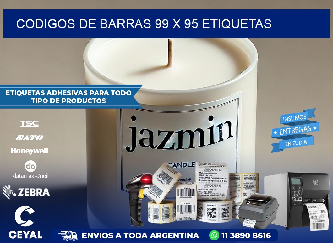 codigos de barras 99 x 95 etiquetas