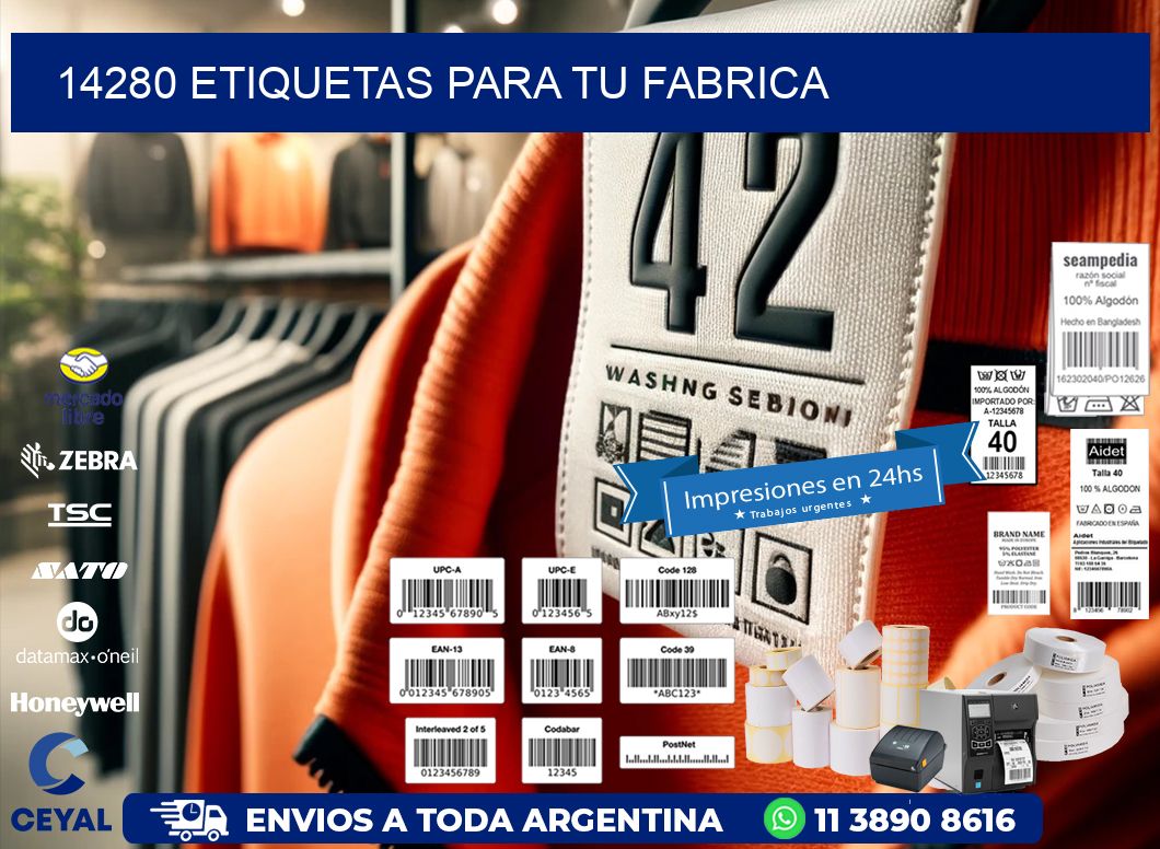 14280 etiquetas para tu fabrica