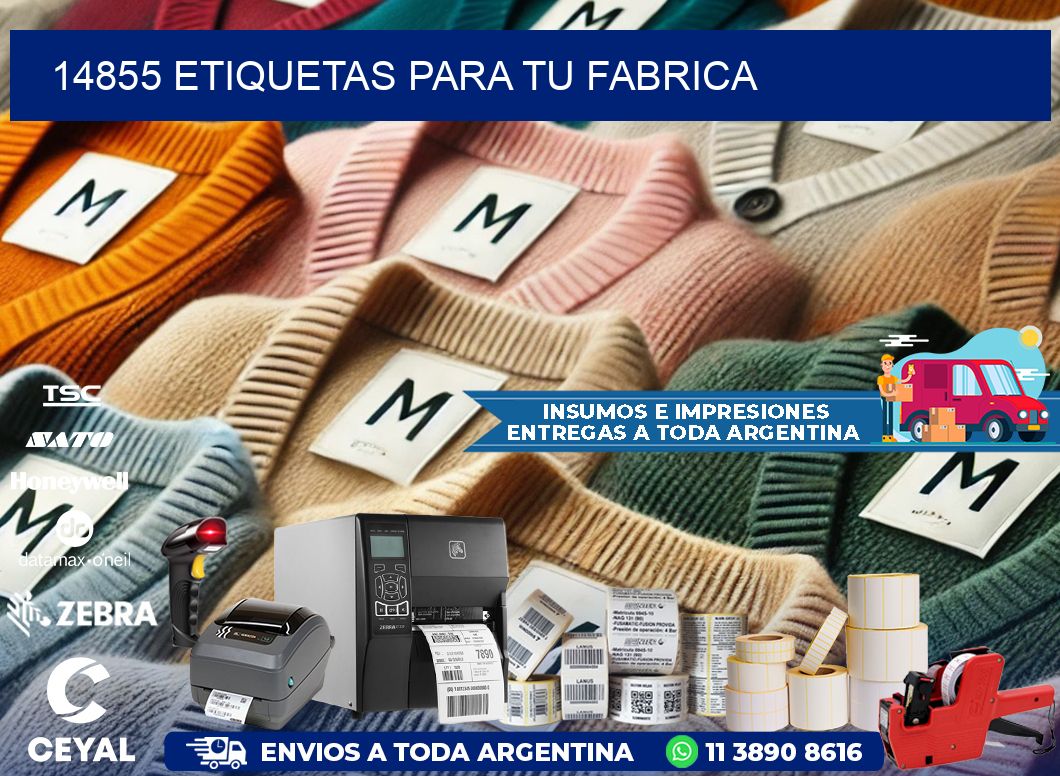 14855 etiquetas para tu fabrica