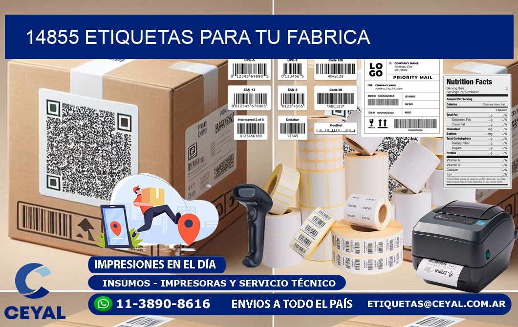 14855 etiquetas para tu fabrica