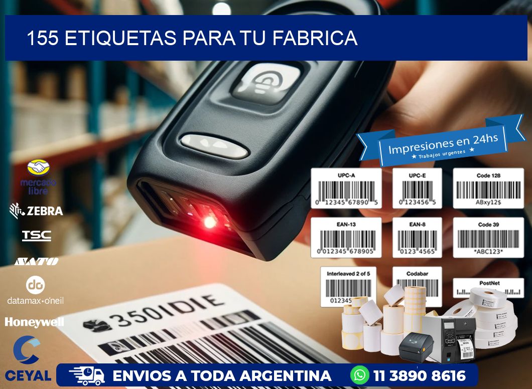 155 etiquetas para tu fabrica