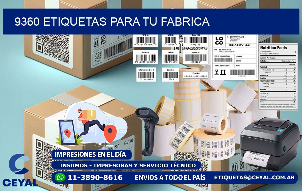9360 etiquetas para tu fabrica