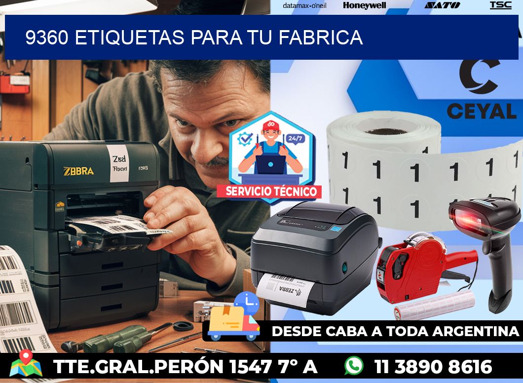 9360 etiquetas para tu fabrica