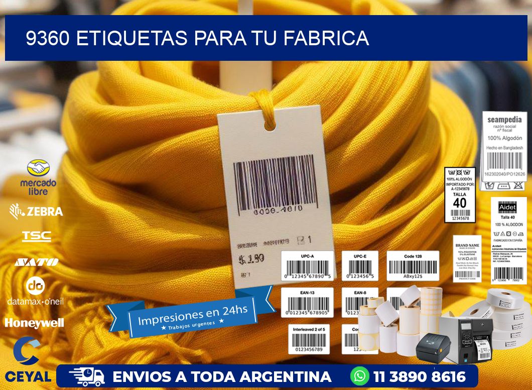 9360 etiquetas para tu fabrica