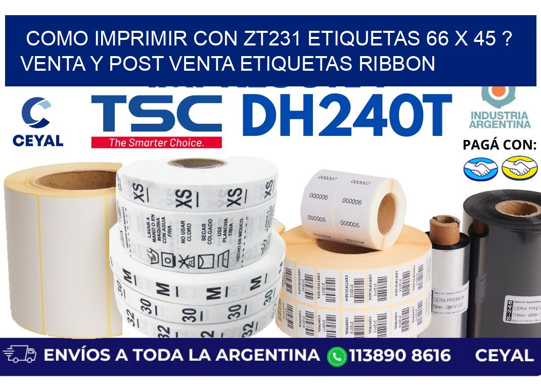 como imprimir con zt231 etiquetas 66 x 45 ? Venta y post venta etiquetas ribbon