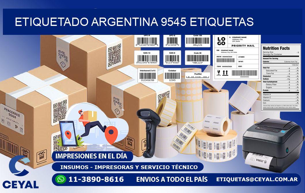 etiquetado argentina 9545 etiquetas