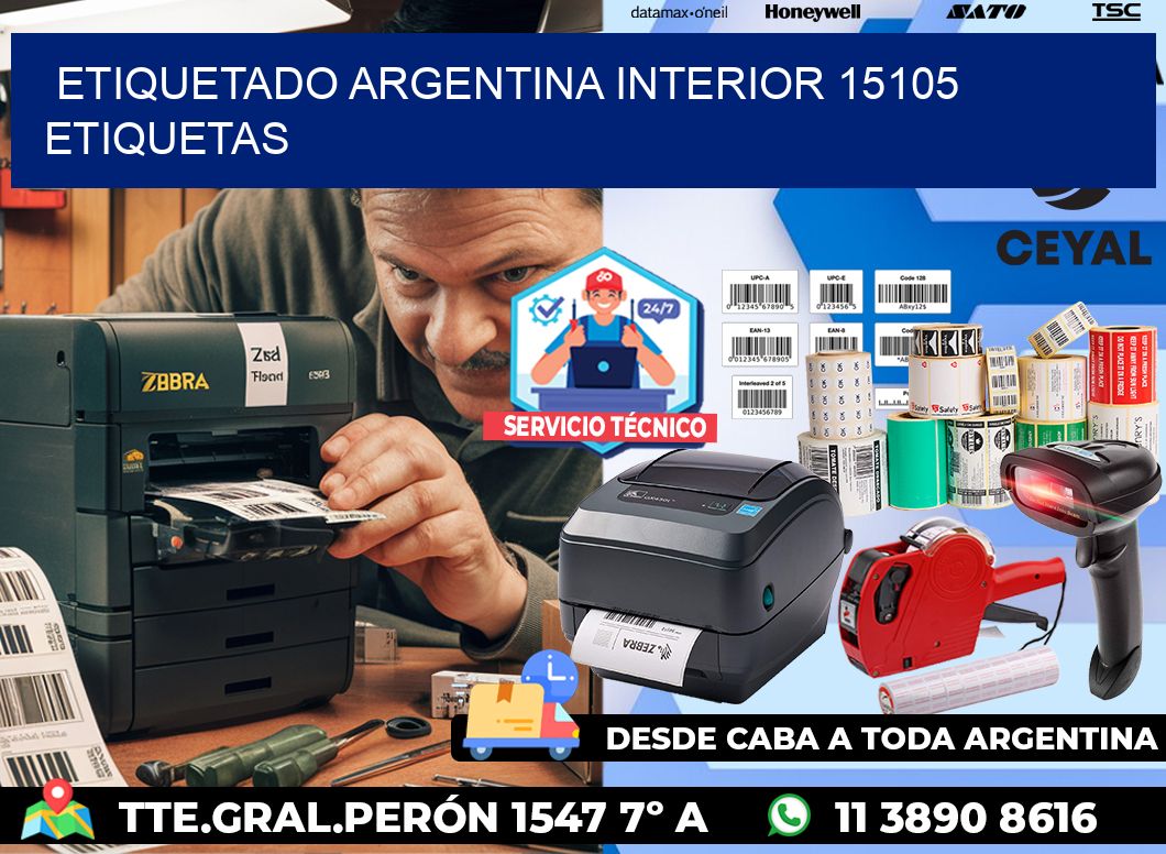 etiquetado argentina interior 15105 etiquetas