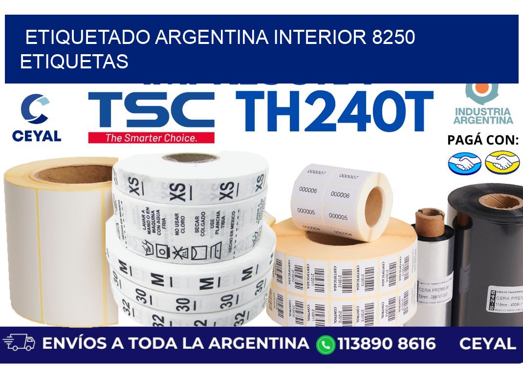 etiquetado argentina interior 8250 etiquetas