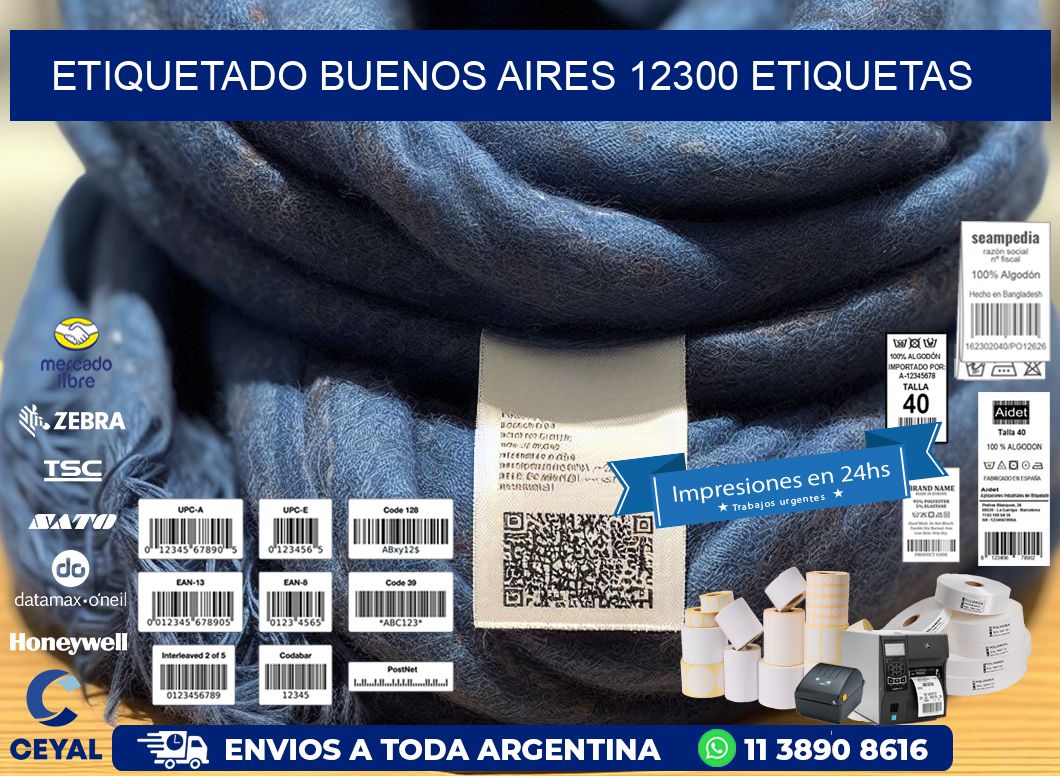 etiquetado buenos aires 12300 etiquetas