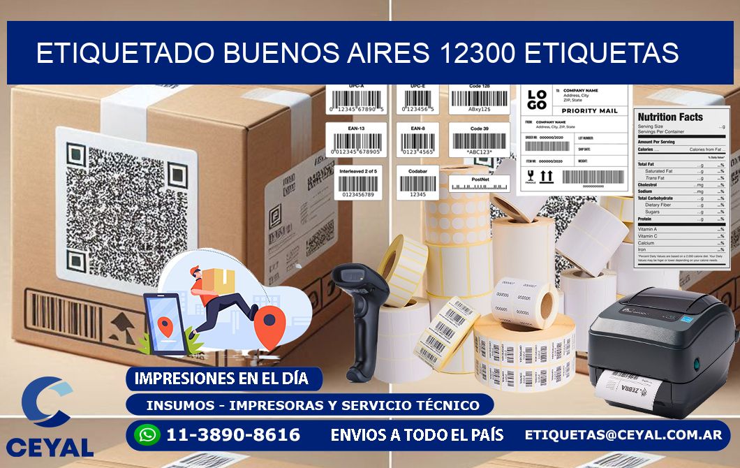 etiquetado buenos aires 12300 etiquetas